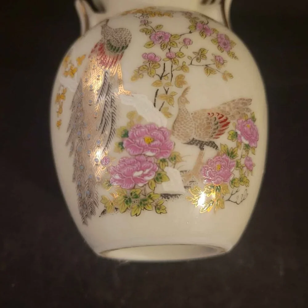 Vintage, Mid-Century Porcelain Vase Made In Japan